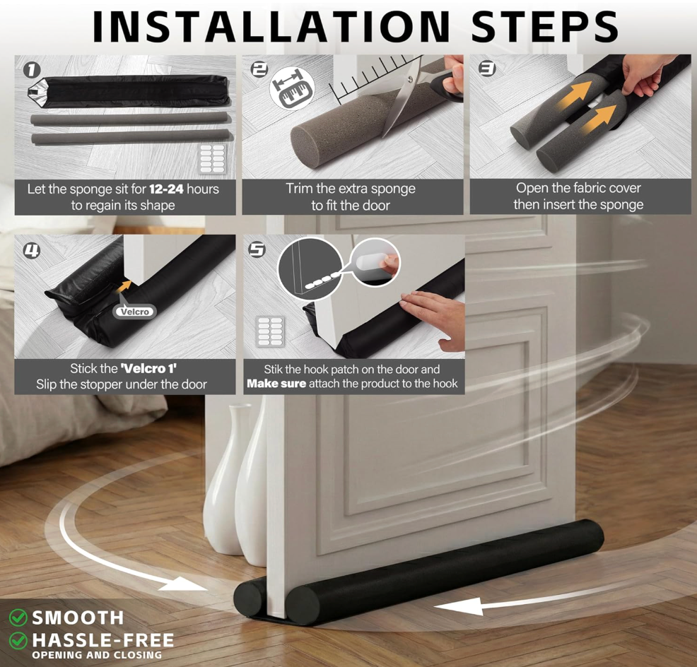 Under Door Gap Sealing Strip