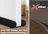 Under Door Gap Sealing Strip