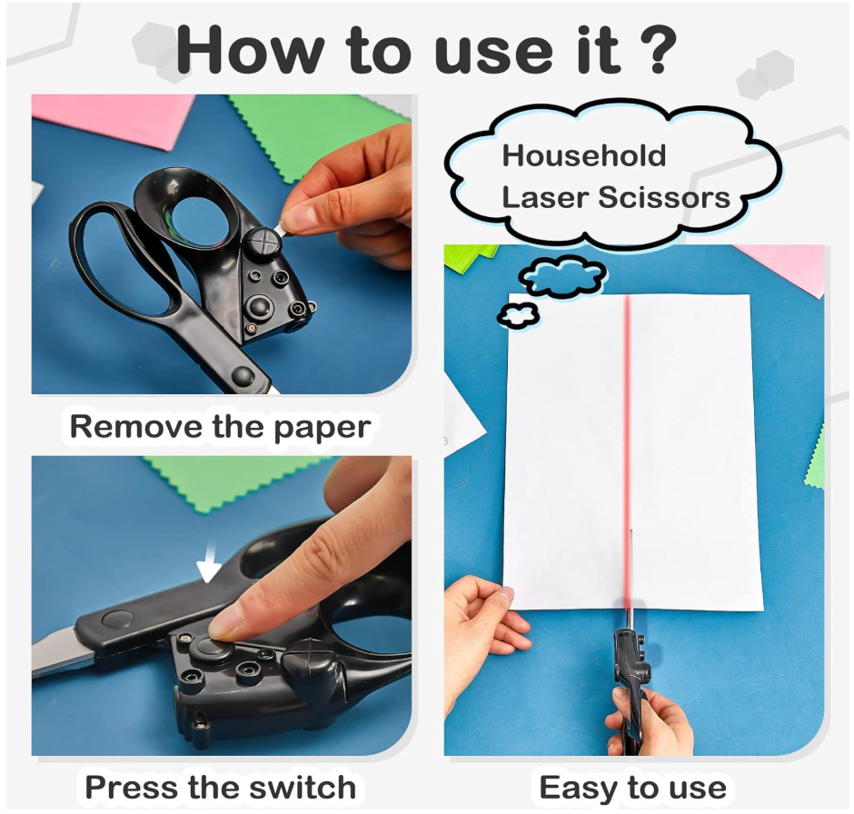Laser Guided Scissors