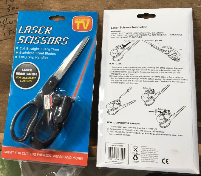 Laser Guided Scissors